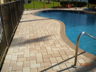 Pavers changed this pool into an upscale, visually pleasing asset.