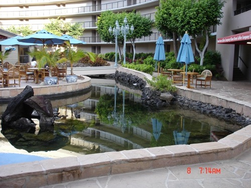 Hilton Waikaloa had a problem: <br>Water intrusion under this pool of water creating cracks, corrosion and spalling.