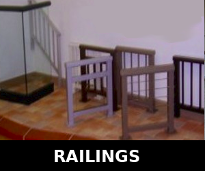 Railings: Metal, Glass etc Many Styles. We repair and install.
